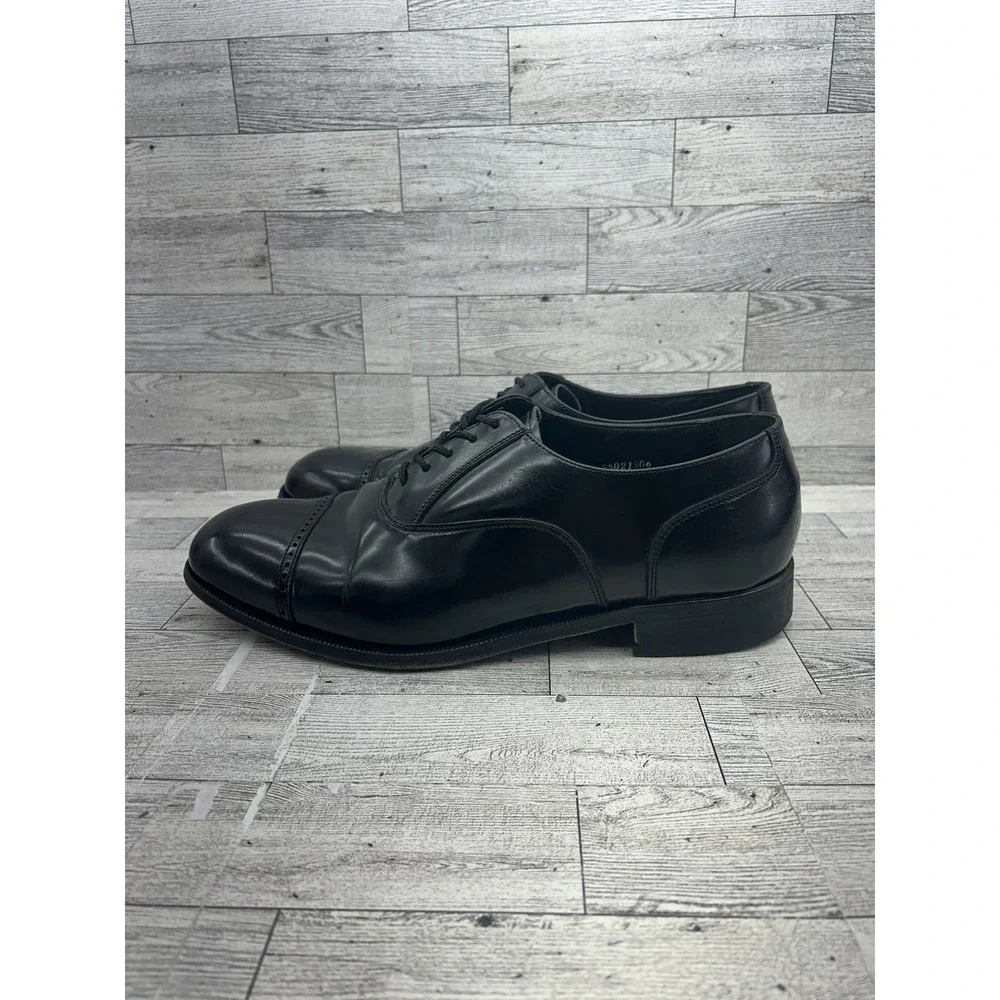 Florsheim Shoes Mens Size 11.5 D Oxford Dress‎ Cap Toe Formal Leather 17067-01